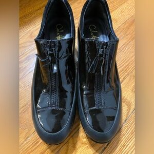 Cole Haan Black Patent Leather Waterproof Shoes 8.5
